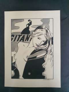 Vrancken, Bernard | Vrancken, Bernard - Dessin original - Coquine élégance - (2022) | Catawiki