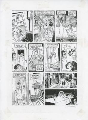 Kerascoët | Miss Pas Touche, Tome 1 "La Vierge du bordel", planche 8 | Galerie 9ème Art
