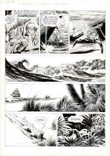 Mitton, Jean-Yves | Mitton, Jean-Yves - Originele pagina - Les Survivants de l’Atlantique T2 - La Route des esclaves - (1993) | Catawiki