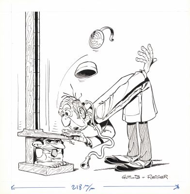 Marcel Gotlib | 1969 - Couverture Pilote n°482 | Huberty Breyne Gallery