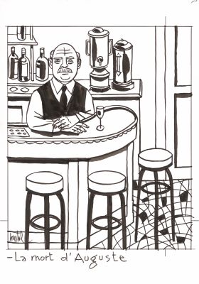 Loustal | Simenon, 2026 - La mort d’Auguste | Huberty Breyne Gallery