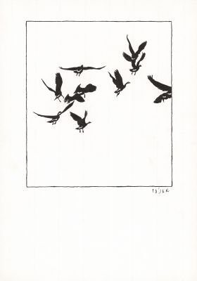 Frédéric Pajak | Sans titre, 34 - Encre de Chine, plume et pinceau sur papier | Huberty Breyne Gallery