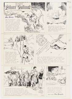 John Cullen Murphy ’’Prince Valiant’’ Sunday Comic Strip Original Artwork -- #3265 Dated 5 September 1999 | Nate Sanders