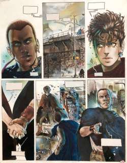 Massimiliano Frezzato | Massimiliano Frezzato - Tavola originale “Margot - Queen of the night” firmata - cm 35x45 - Page volante - Exemplaire unique - (1992) | Catawiki