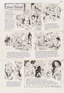 John Cullen Murphy ’’Prince Valiant’’ Sunday Comic Strip Original Artwork -- #3459 Dated 25 May 2003 | Nate Sanders
