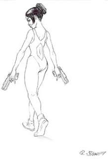 Buchet | Dessin original de NÃ¤vis pour un ex-libris  - Sillage. | Catawiki