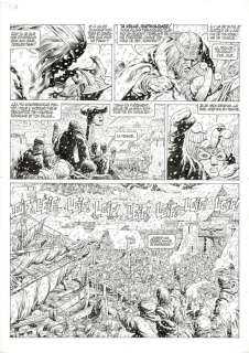 Mitton, Jean-Yves | Mitton, Jean-Yves - Originele pagina - Kroniek der Barbaren 3 - Viking Odyssee - (1995) | Catawiki