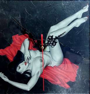 Giovanna Casotto | Giovanna Casotto - Orologio in vetro originale "PinUp" - Page volante - (2005) | Catawiki