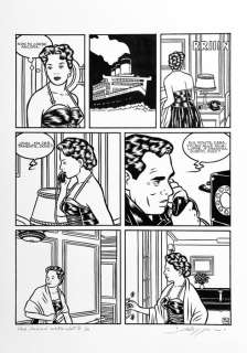 Roberto Baldazzini | Roberto Baldazzini - Tavola originale Stella Noris “Una sirena nella notte” pag 34 - Page volante - Exemplaire unique - (1984) | Catawiki