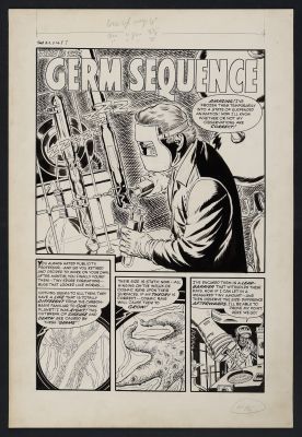 Joe Certa | Original Art from Tomb of Terror #13 (1954) Complete 5-Page Story ’This is the Germ Sequence’ Pencils by Joe Certa | mycomicshop.com (Buy It Now)