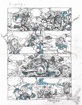 Victor Arriagada Rios ("Vicar") - Handdrawn Originals | 6. ) The Cactus Cop | Galerie Laqua