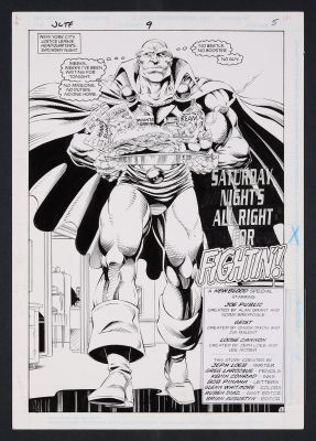 Greg Larocque, Kevin Conrad | Original Art from Justice League Task Force #9 (1994) Page 5 Pencils by Greg Larocque, Inks by Kevin Conrad | mycomicshop.com