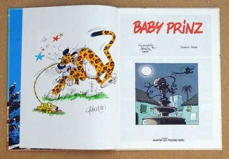 Batem | Batem - Album Marsupilami 5 - Baby Prinz - Dédicacé/Signé - Cartonné | Catawiki