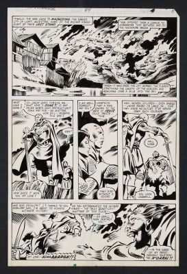 Gene Colan, Dan Green | Original Art from Doctor Strange #44 (1980) Page 11 Pencils by Gene Colan, Inks by Dan Green | mycomicshop.com (Buy It Now)