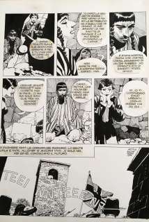 Attilio Micheluzzi  - Original page for Petra Cherie. Cm. 35x50. Ink