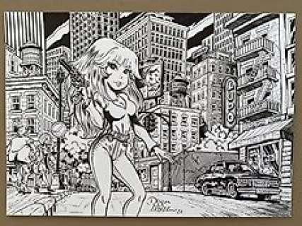 De Lazare, Dragan - De Lazare, Dragan - Dessin original - Rubine - (2022)