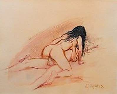 Jean-François Charles | Charles, Jean-François - Dessin original - Kamasutra - Format: 25 x 22 cm. | Catawiki