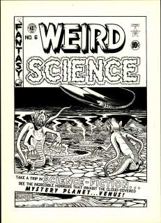Feldstein - WEIRD SCIENCE NO. 6, Cover (early 1970s) | Russ Cochran