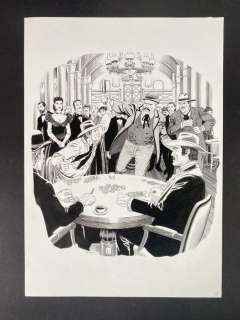 Fabio Civitelli | Fabio Civitelli Illustrazione originale "Poker" | Catawiki