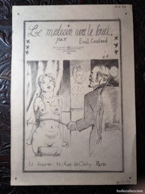 ANTIGUO DIBUJO BOCETO A LÁPIZ. COMIC ERÓTICO FETICHISTA. EDITORIAL ARIANNE. PARÍS AÑO 1972 | todocoleccion (Buy It Now)