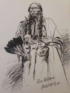 Garcia, Luis | Garcia, Luis - Dessin original - La Mort de l’indien | Catawiki