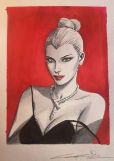 Giuseppe Candita | Giuseppe Candita - illustrazione originale "Eva Kant" | Catawiki