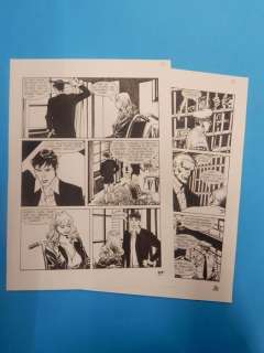 Nicola Mari - | Nicola Mari - 2x Tavola Originale - Dylan Dog Speciale n. 23 "l’angelo caduto" - (2009) | Catawiki