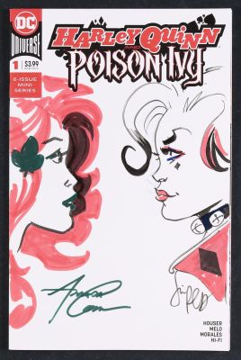Amanda Conner, Jimmy Palmiotti | Harley and Ivy Sketch Cover by Amanda Conner and Jimmy Palmiotti on Harley Quinn and Poison Ivy #1 | mycomicshop.com