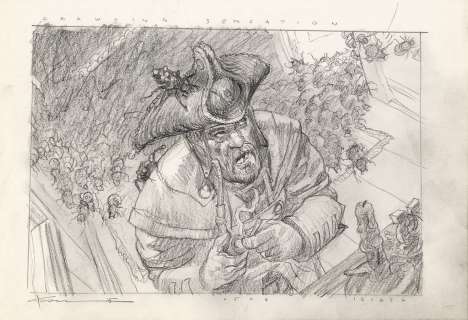 Christopher Moeller - magic the gathering card art prelim (crawling sensation)