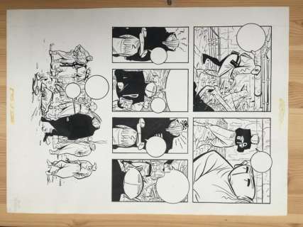 Clerc, Serge | Original page  - Sam Bronx et les Robots  - (1981) | Catawiki