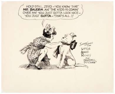 DARRELL McCLURE "LITTLE ANNIE ROONEY" SPECIALTY ORIGINAL ART. | Hake’s