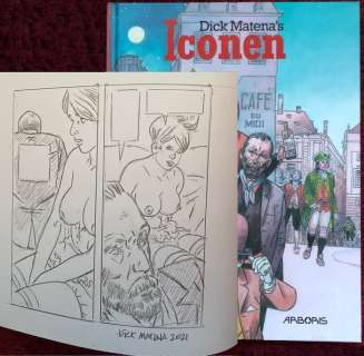 Dick Matena | Iconen - Met schitterende originele tekening van Dick Matena - Cartonné - (2021) | Catawiki
