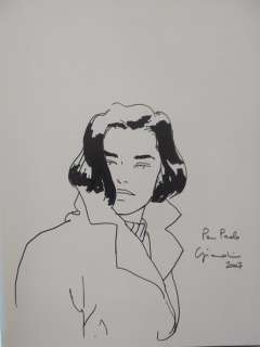 Vittorio Giardino | Vittorio Giardino - disegno originale su volume "No Pasaran" | Catawiki