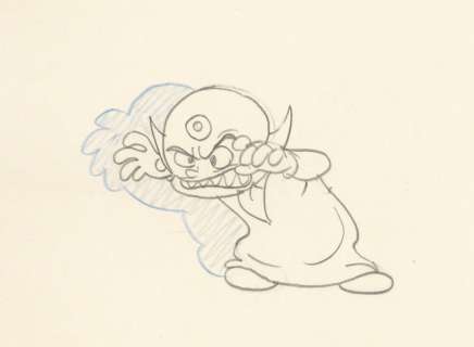 Osamu Tezuka Hand-Drawn Anime Genga "Bandar Book" Dr. Shark (A62) | Mandarake (Big Web)