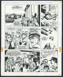 Francis Bergèse - Planche originale  - Buck Danny