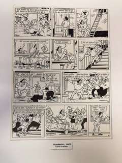 Studio Vandersteen - Paul Geerts | Studio Vandersteen / Paul Geerts - Originele pagina (p.11) Suske en Wiske 225 - De goalgetter - (1990) | Catawiki