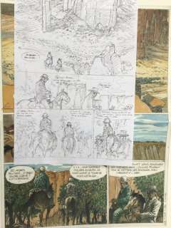 Hermann | Hermann - Planche originale crayonnée - Duke T5 - Un Pistolero tu seras - (2020) | Catawiki