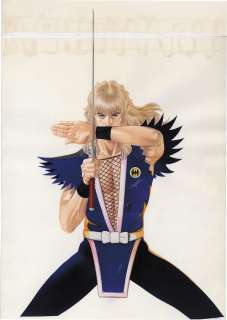 Buichi Terasawa Hand-Drawn Color Illustration 2 pieces of "Karasu Tengu Kabuto | Mandarake (Big Web)