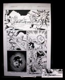 Sal Buscema Ironman Signed Original Comic Art | Taurus Auctions