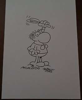 Mordillo, Guillermo | Mordillo, Guillermo - Original drawing - Hello - (1989) | Catawiki