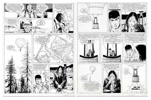 Vance | XIII,Â ensemble de deux planches successives (n°1… | Millon