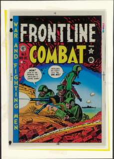 FRONTLINE COMBAT #03, Color Key & 4 Color Seps, EC Library (1980s) NO RESERVE | Russ Cochran