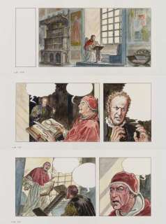 Manara Milo | LES FLAMMES DU BÛCHER SÉRIE: BORGIA, NOVEMBRE 2008 3 strips | Cornette de St Cyr