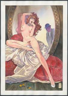 Milo Manara - Illustration réalisée en 1998