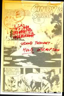 Frazetta-Cindy is Saved, Print (no original art) | Russ Cochran