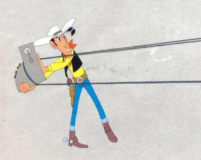 Morris & Studio Belvision | Lucky Luke - 3 Original Production Cels - "Daisy Town" - (1971) | Catawiki