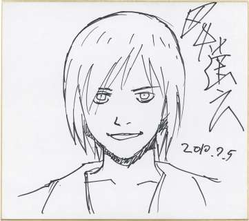 Tatsuyuki Tanaka Hand-Drawn Shikishi | Mandarake (Big Web)