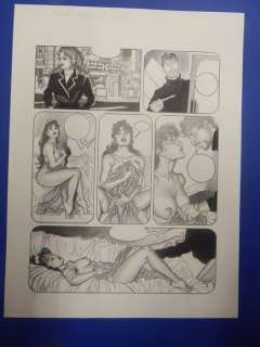 Giovanna Casotto | Selen - Giovanna Casotto - Tavola Originale Erotica tratta da Selen "Experiences Intimes" - Page volante - Exemplaire unique - (1995) | Catawiki