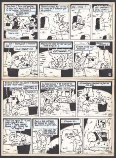 Bob de Moor - Planche Originale (P.28) - | Bob De Moor - Planche originale (p.28) - Les Aventures d’Oncle Zigomar/ De avonturen van Nonkel Zigomar - L’Empire des Taupes /Het Mollenrijk - (1955/2023) | Catawiki