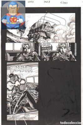 Marvel Kinghts Black Widow pagina original JG Jones | todocoleccion (Buy It Now)